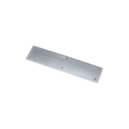 Yale Commercial Rockwood Push Plate, 4"L x 16"H, Satin Aluminum 85890